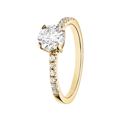 Verlobungsring Melbourne – filigrane Ringschiene