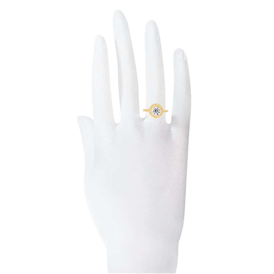 yellow gold - round yellow gold - round