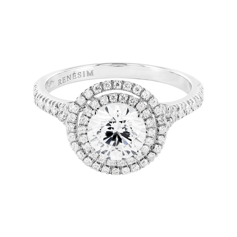 white gold - round white gold - round