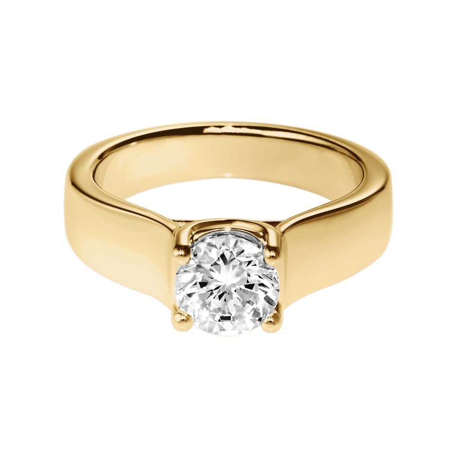 yellow gold - round yellow gold - round