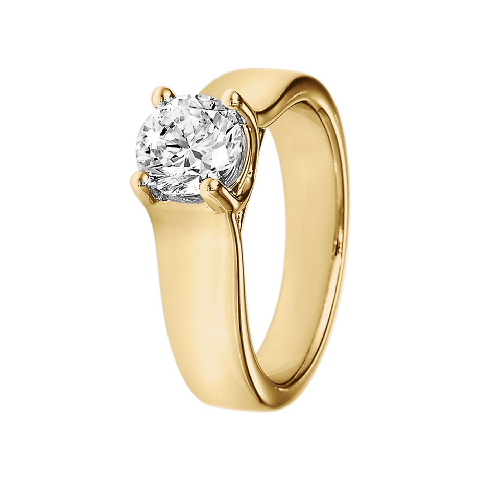 yellow gold - round yellow gold - round