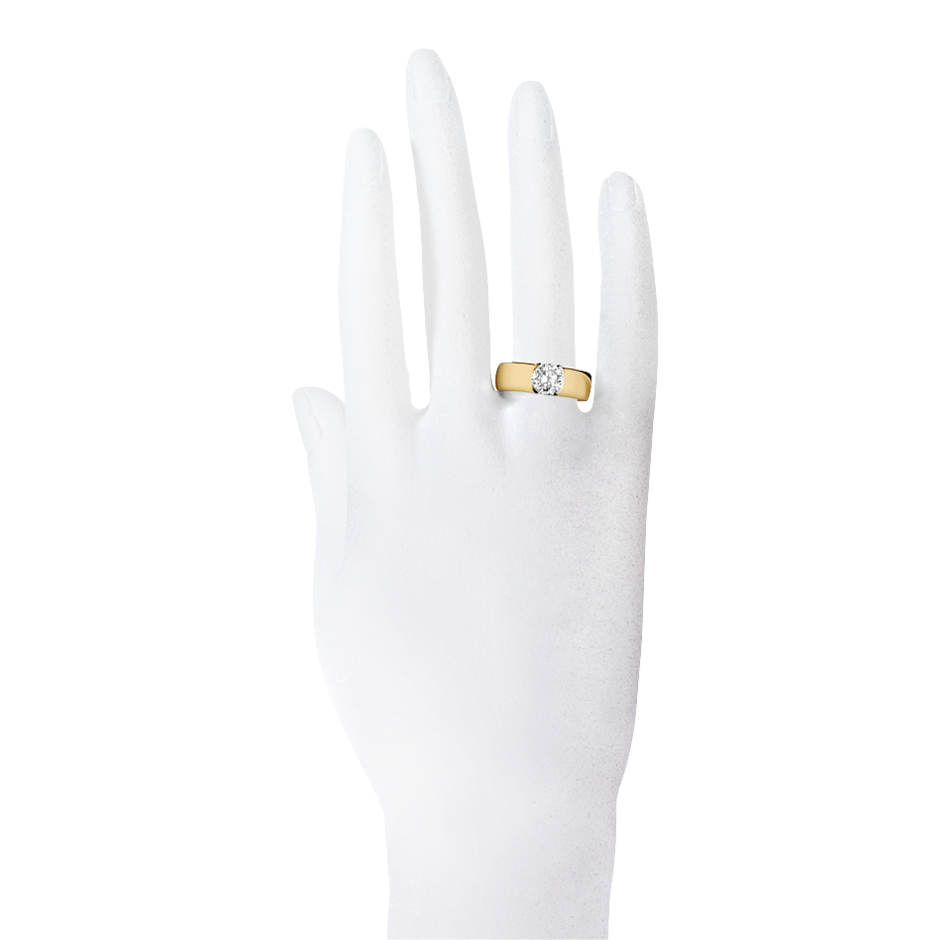 yellow gold - round yellow gold - round
