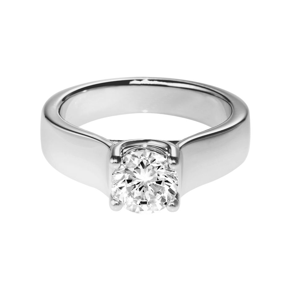 white gold - round white gold - round