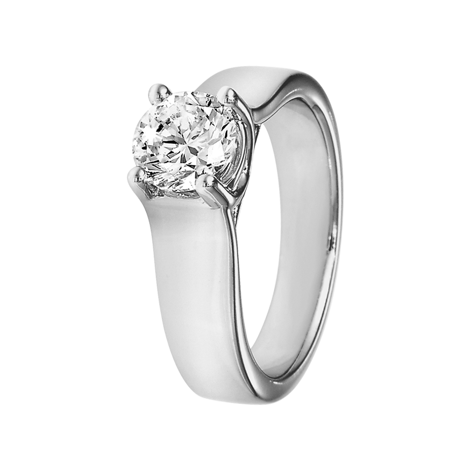 white gold - round white gold - round