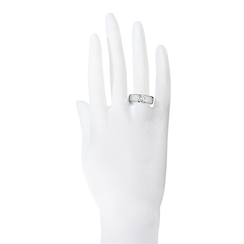 white gold - round white gold - round