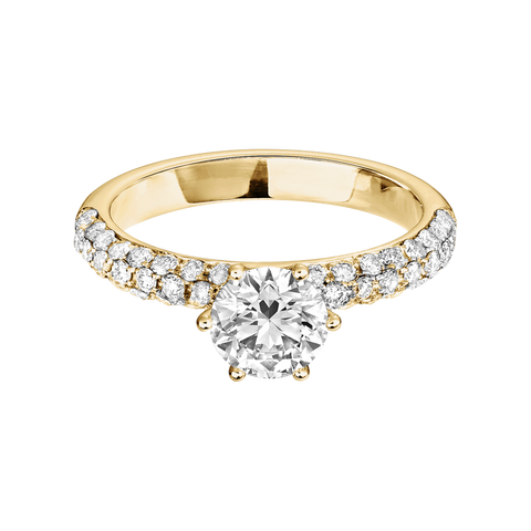 yellow gold round