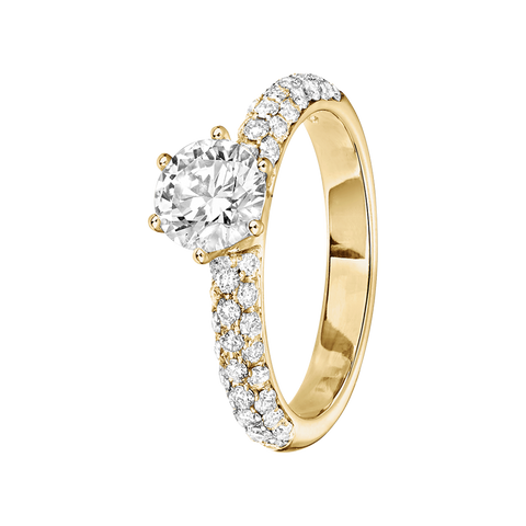 yellow gold round