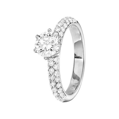 white gold round