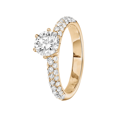 rose gold round