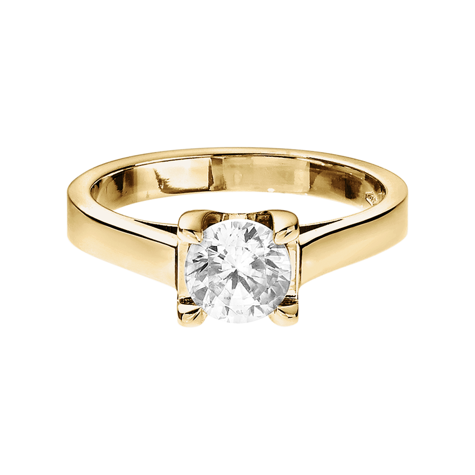 yellow gold - round yellow gold - round