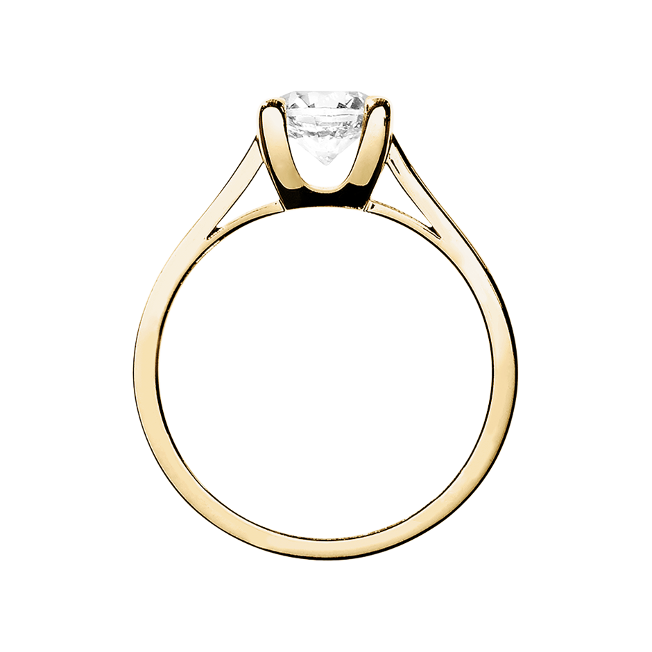 yellow gold - round yellow gold - round