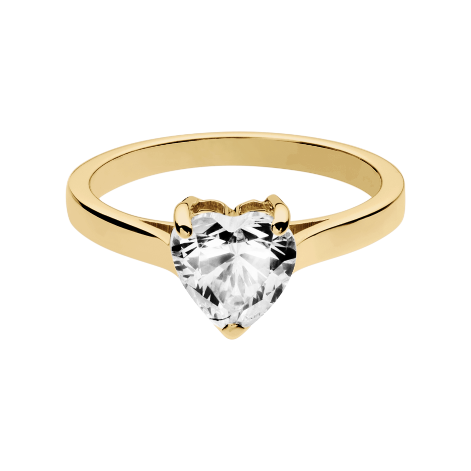 yellow gold - heart yellow gold - heart