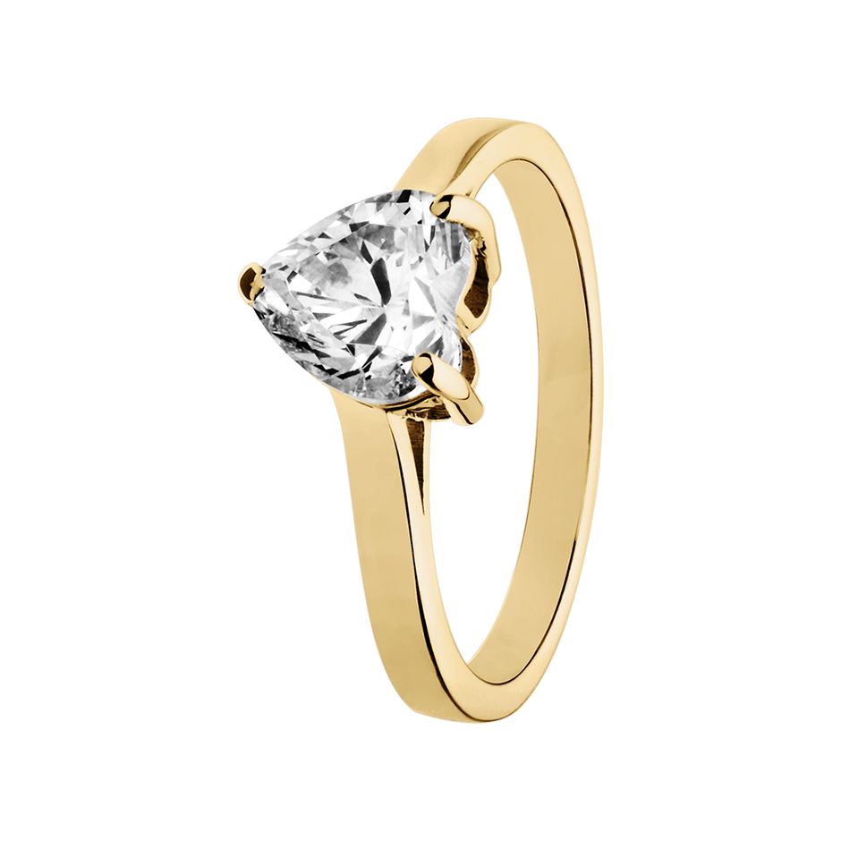 yellow gold - heart yellow gold - heart