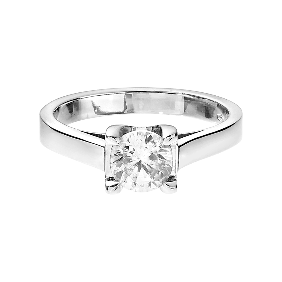 white gold - round white gold - round