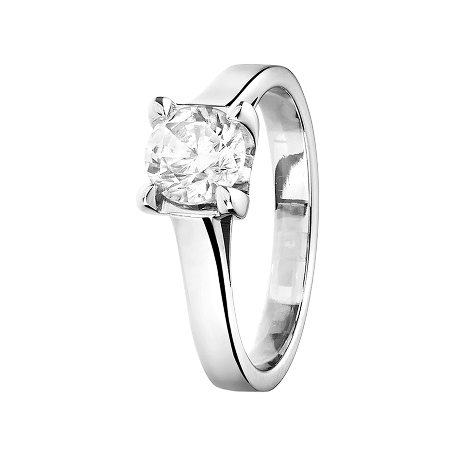 white gold - round white gold - round