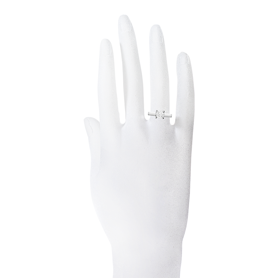 white gold - round white gold - round