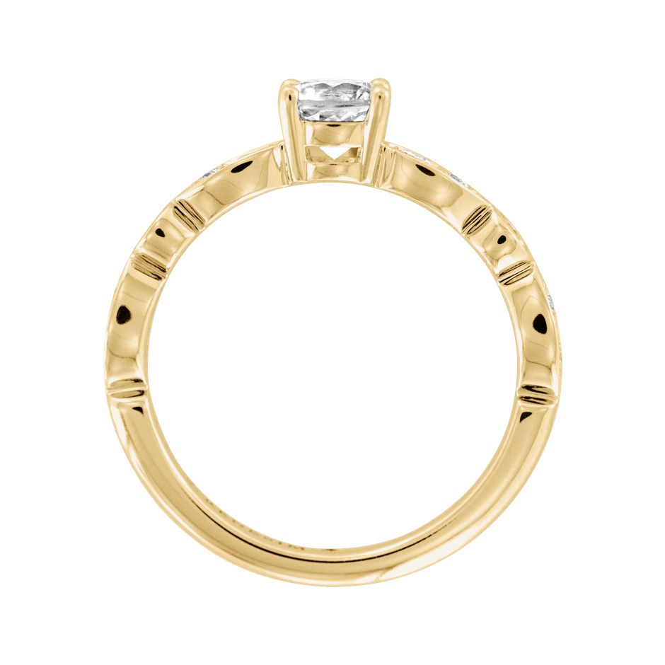 yellow gold - round yellow gold - round