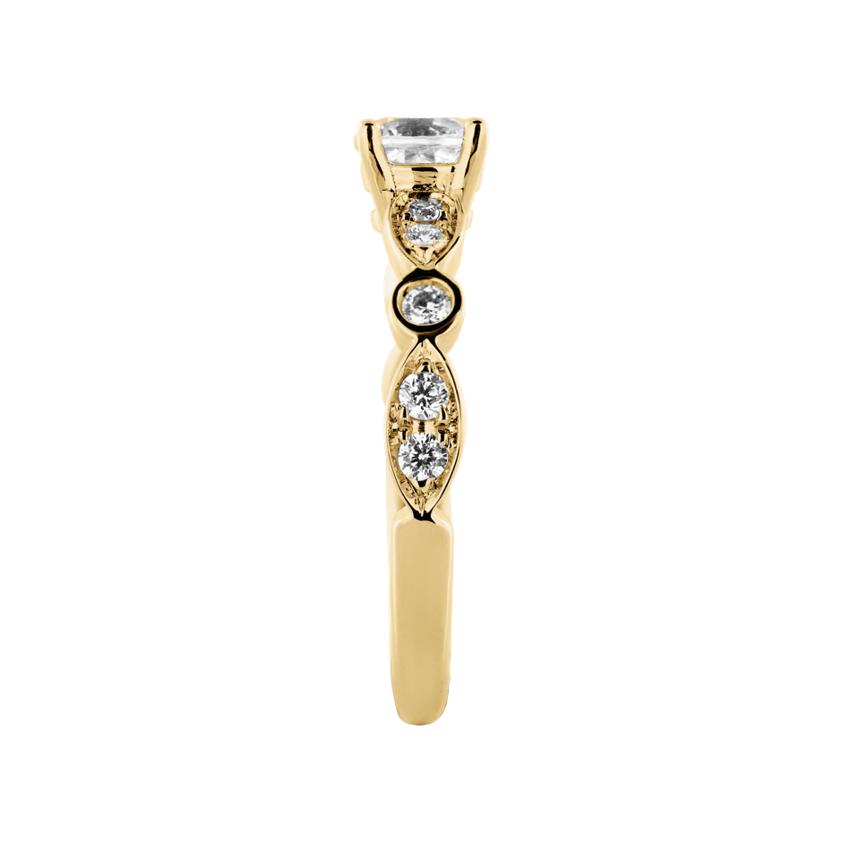 yellow gold - round yellow gold - round