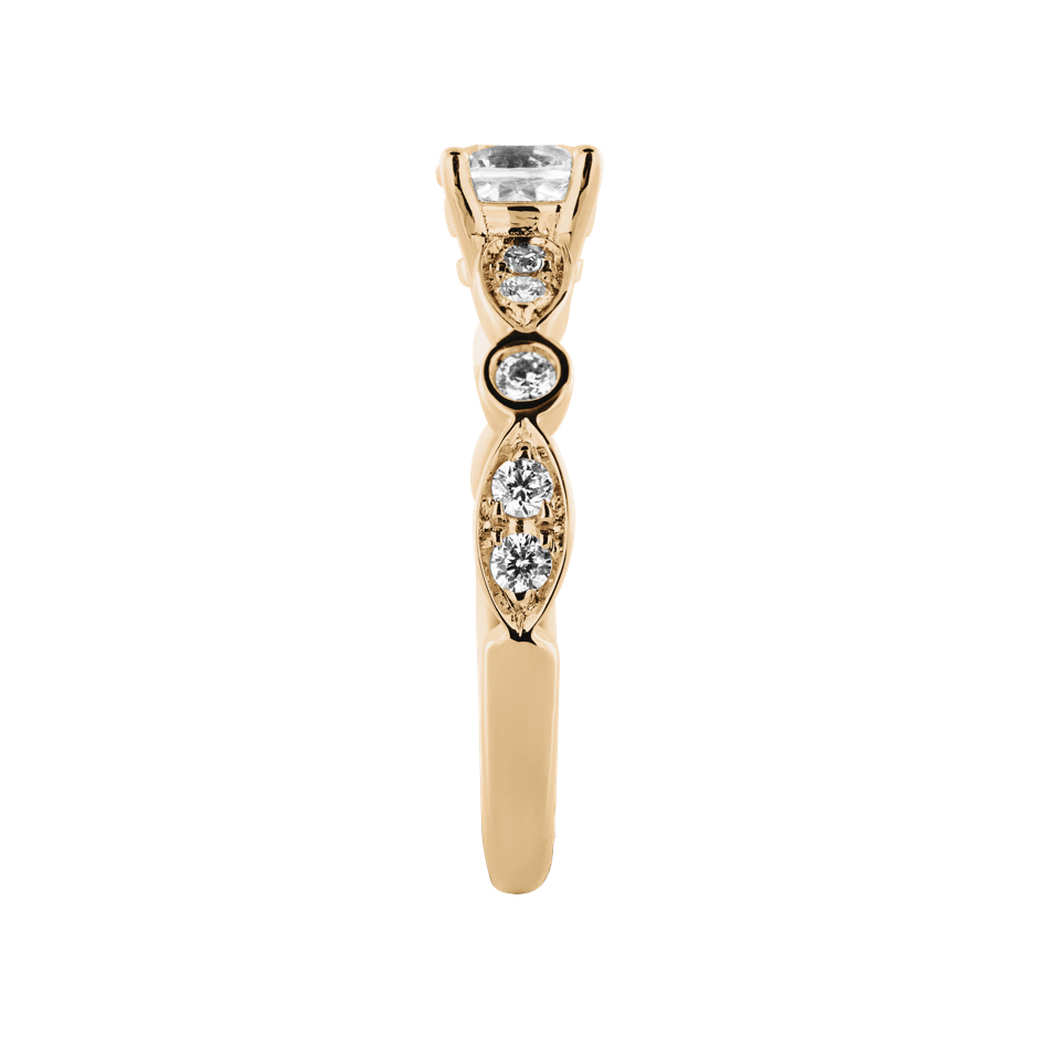rose gold - round rose gold - round