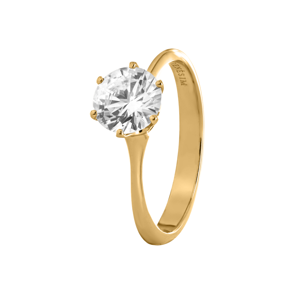yellow gold - round yellow gold - round
