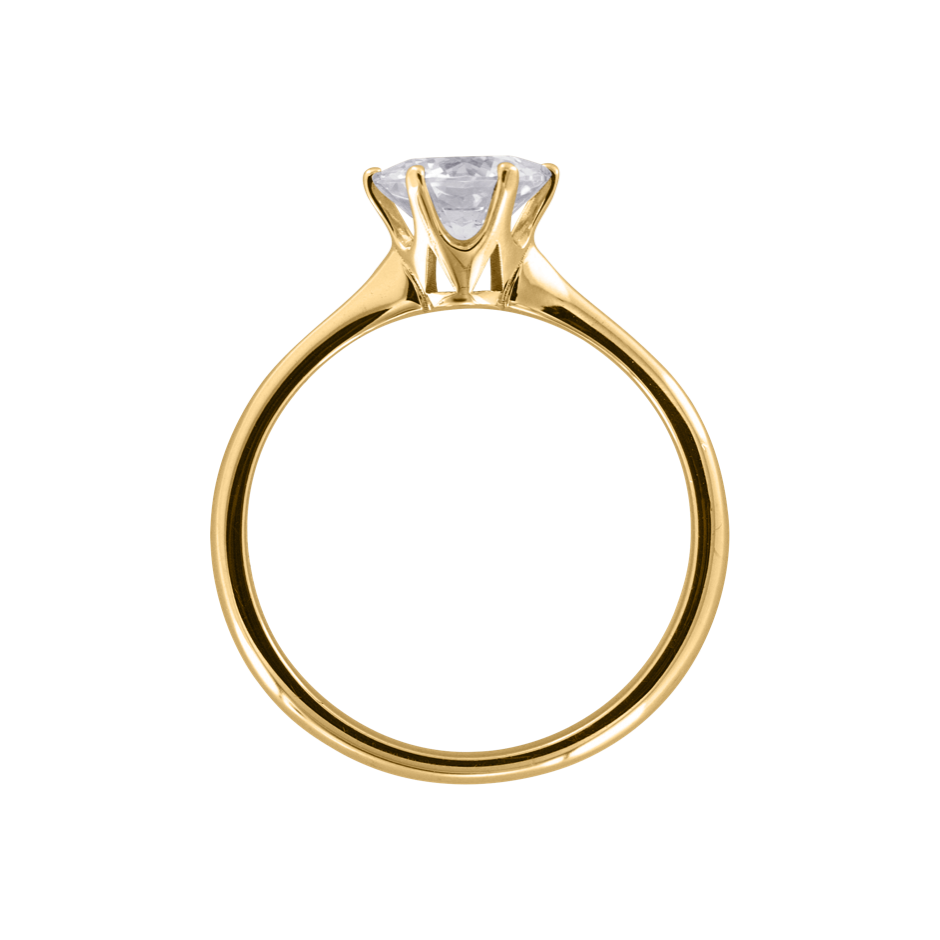yellow gold - round yellow gold - round