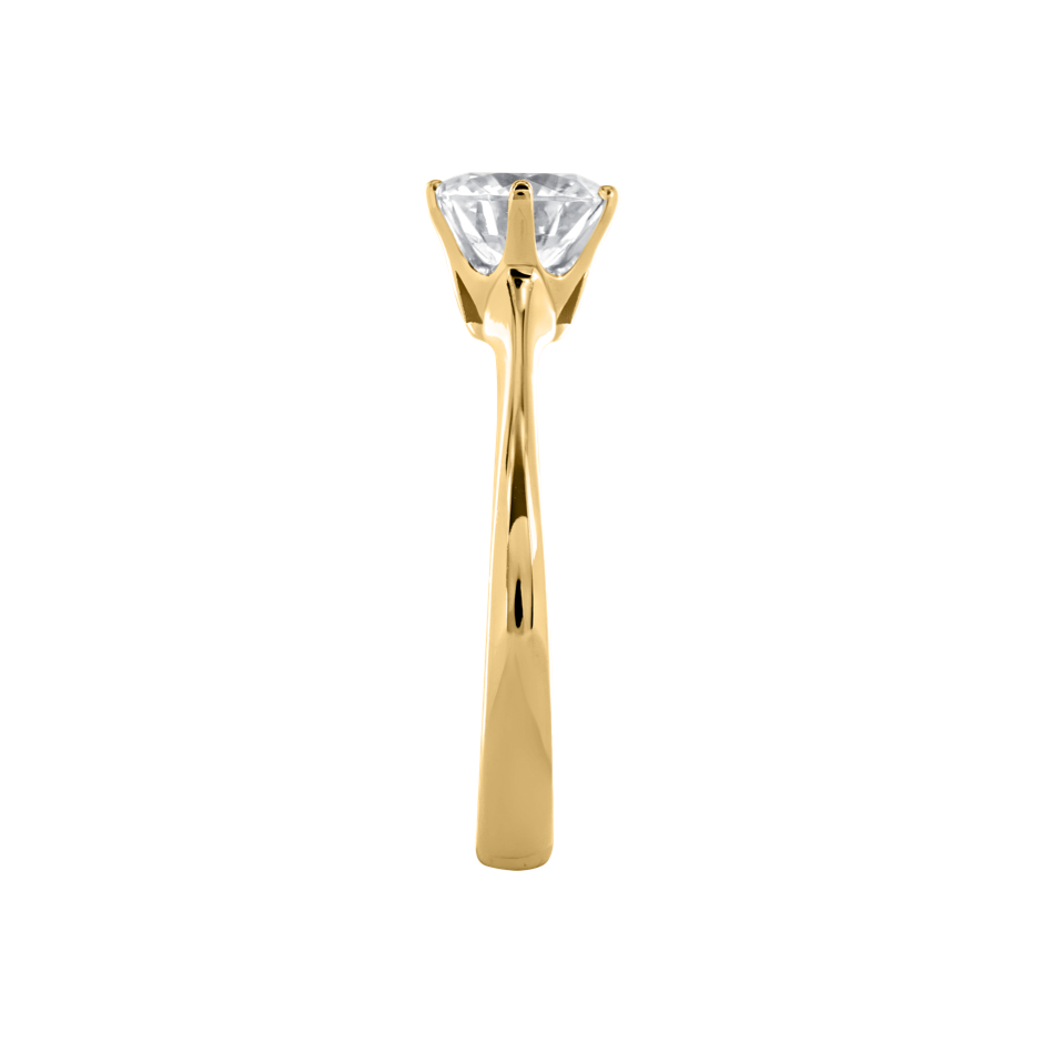 yellow gold - round yellow gold - round