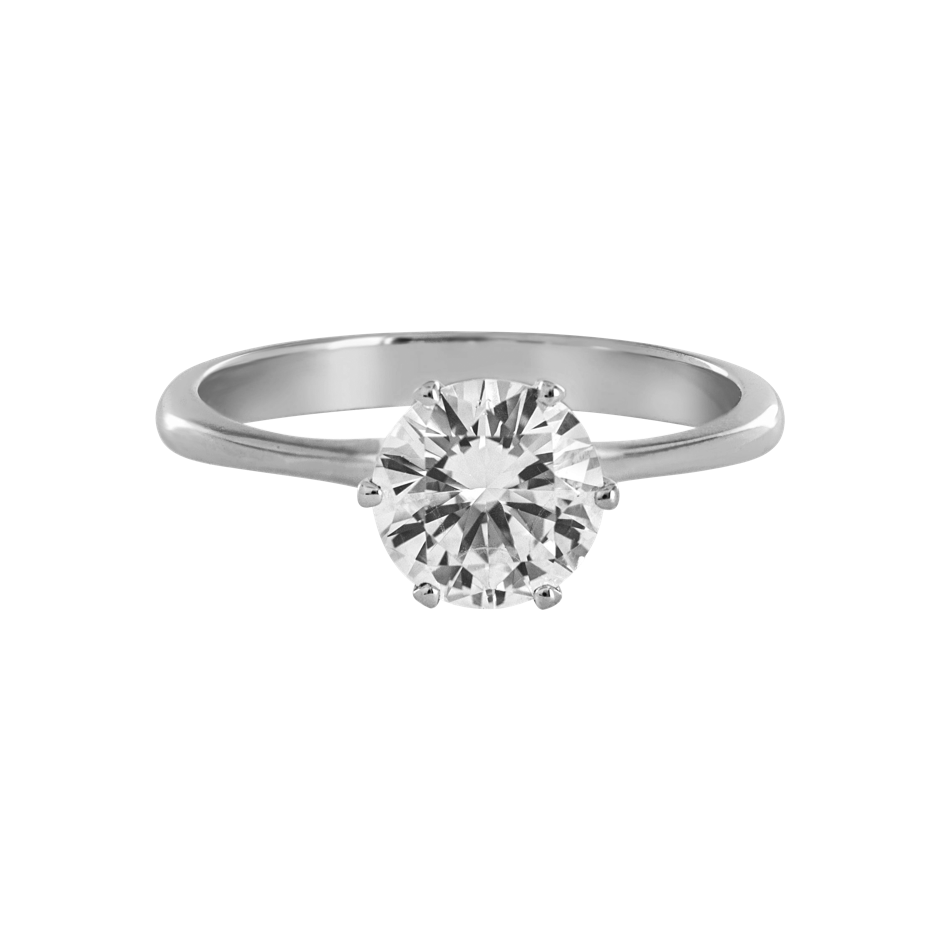 white gold - round white gold - round