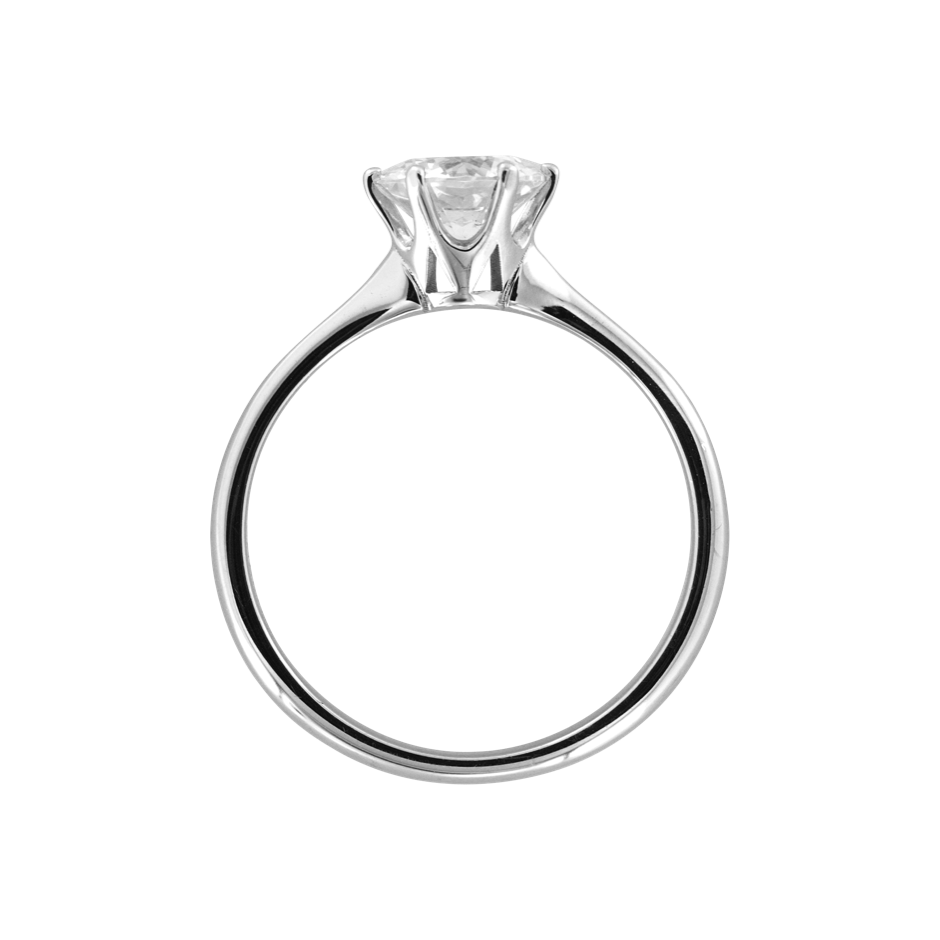 white gold - round white gold - round