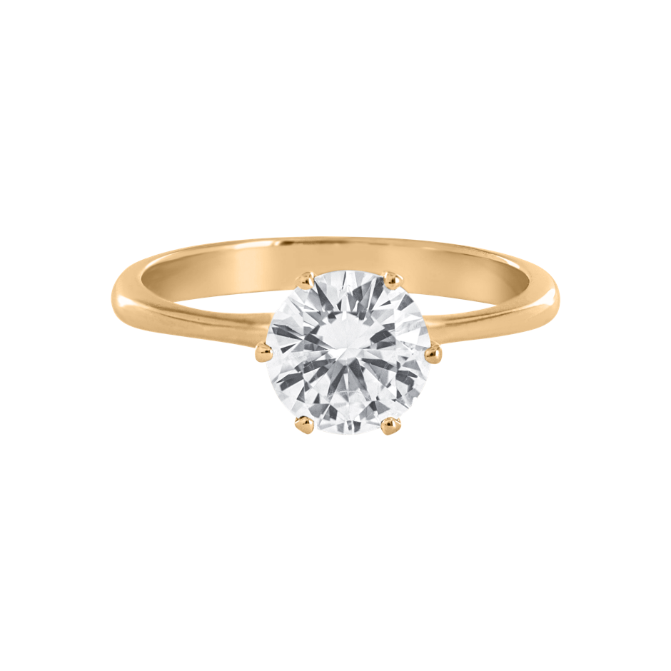 rose gold - round rose gold - round