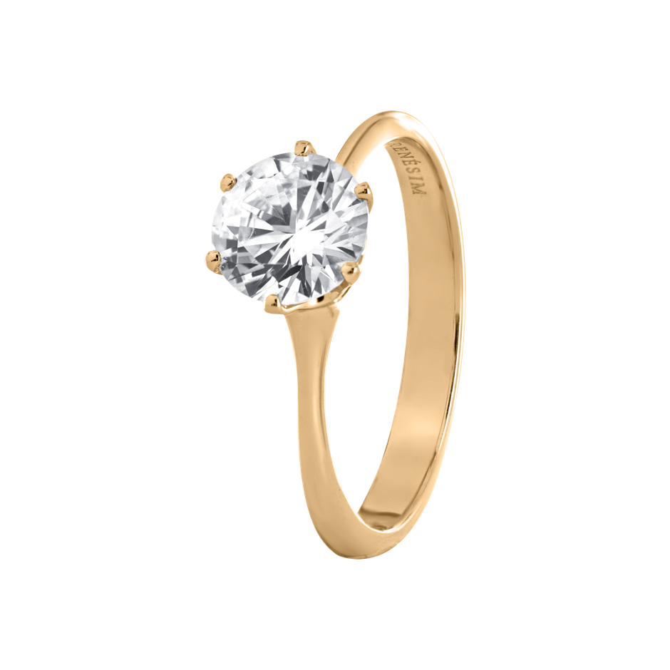 rose gold - round rose gold - round
