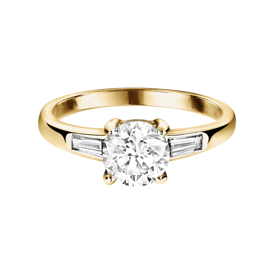 yellow gold - round yellow gold - round