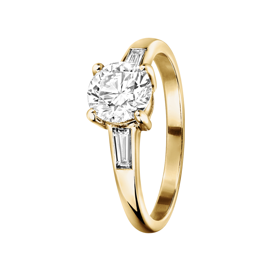yellow gold - round yellow gold - round