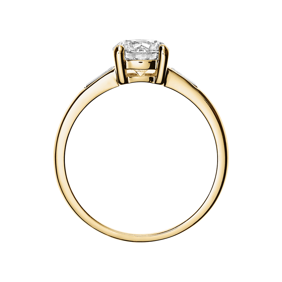 yellow gold - round yellow gold - round