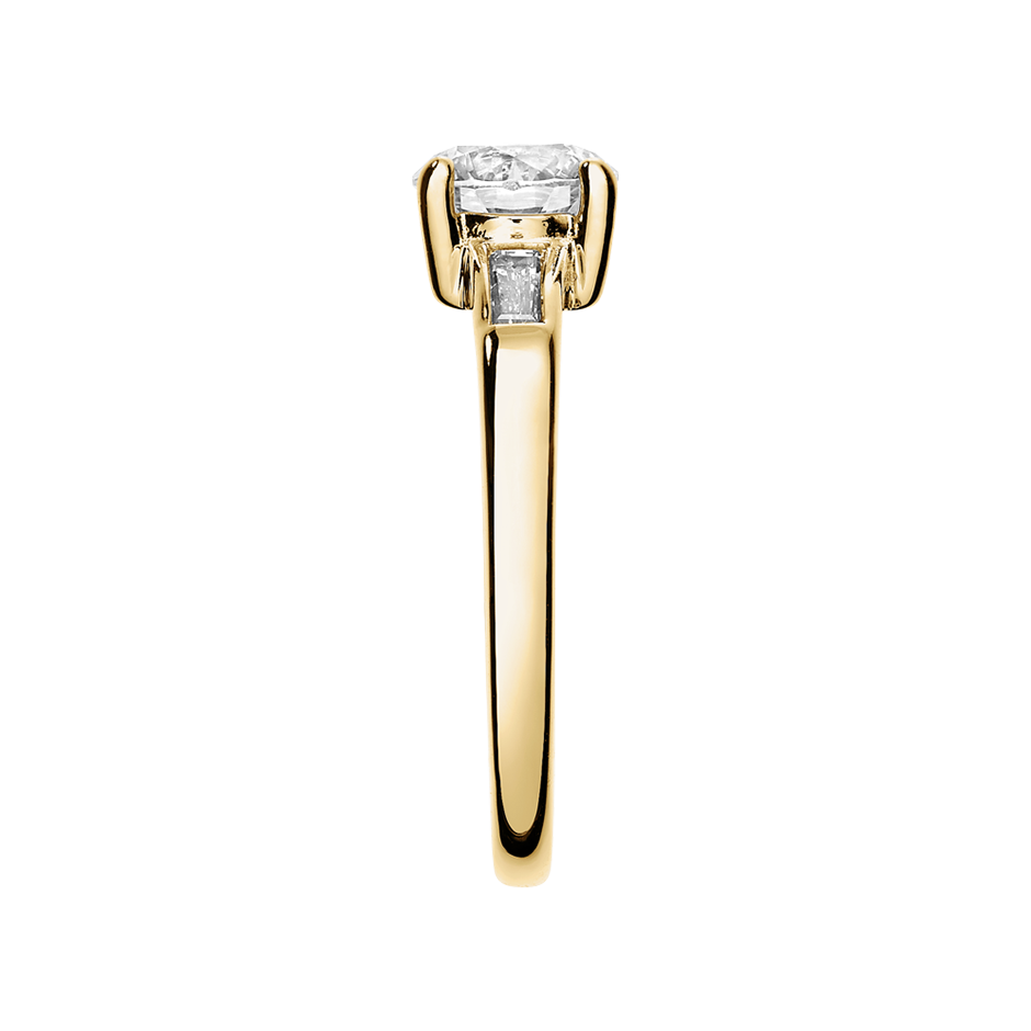 yellow gold - round yellow gold - round