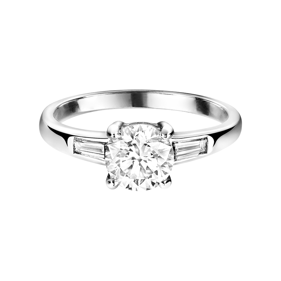 white gold - round white gold - round