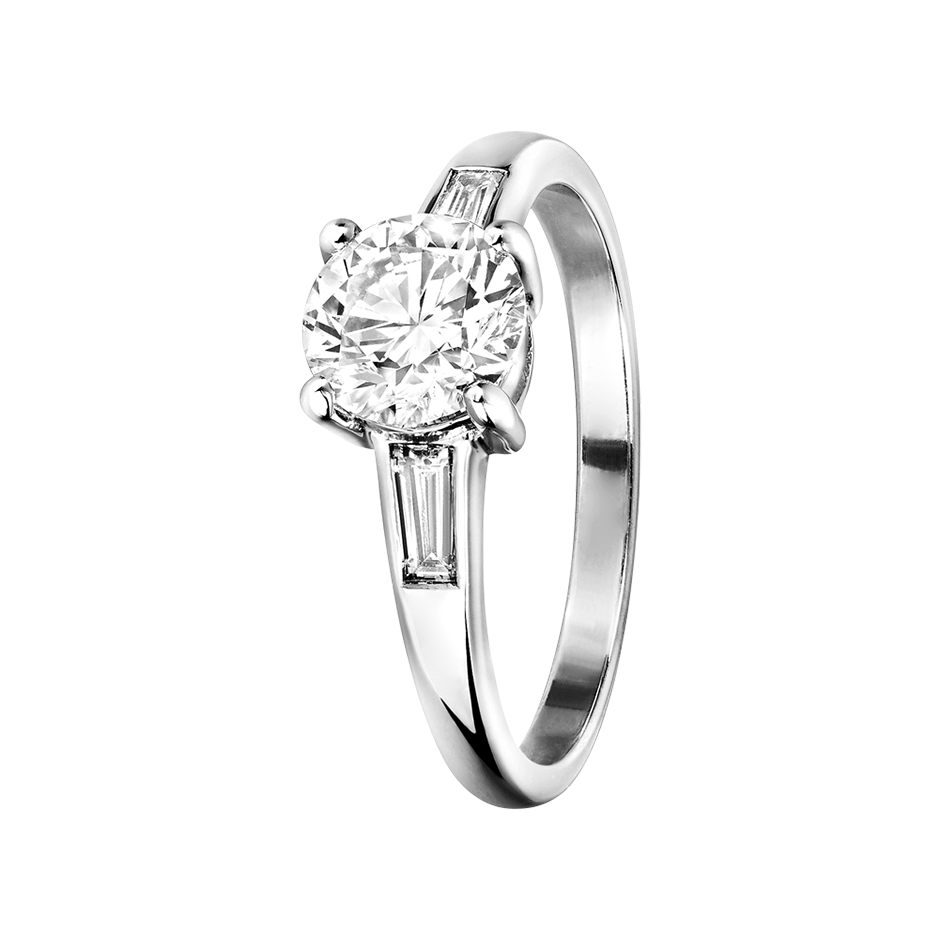 white gold - round white gold - round
