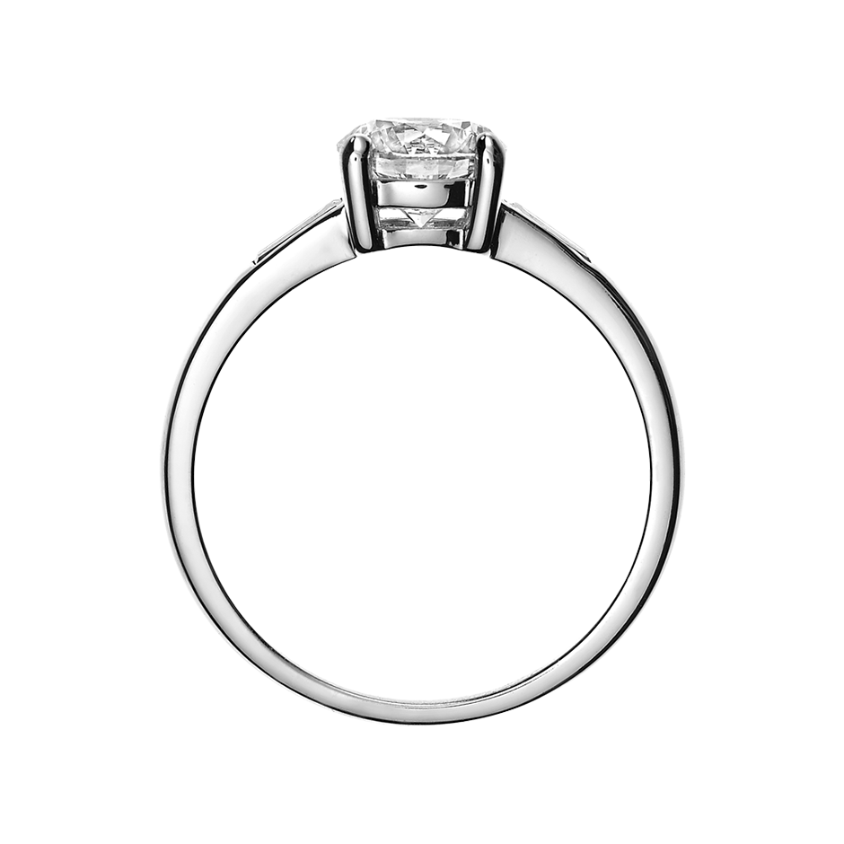 white gold - round white gold - round
