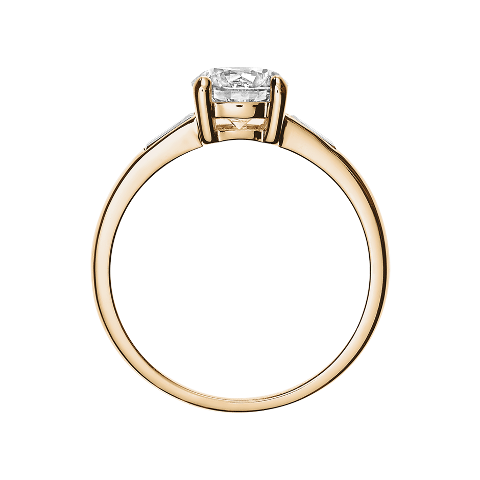 rose gold - round rose gold - round