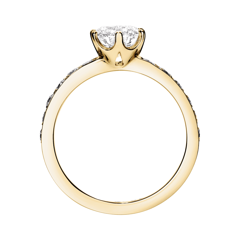 yellow gold - round yellow gold - round