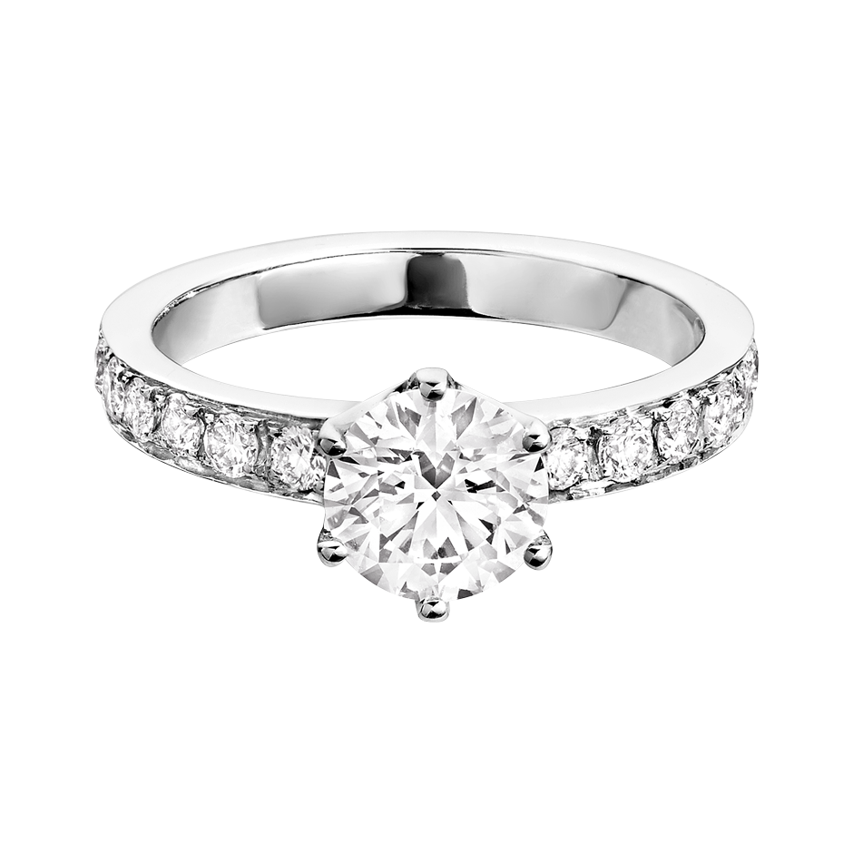 white gold - round white gold - round