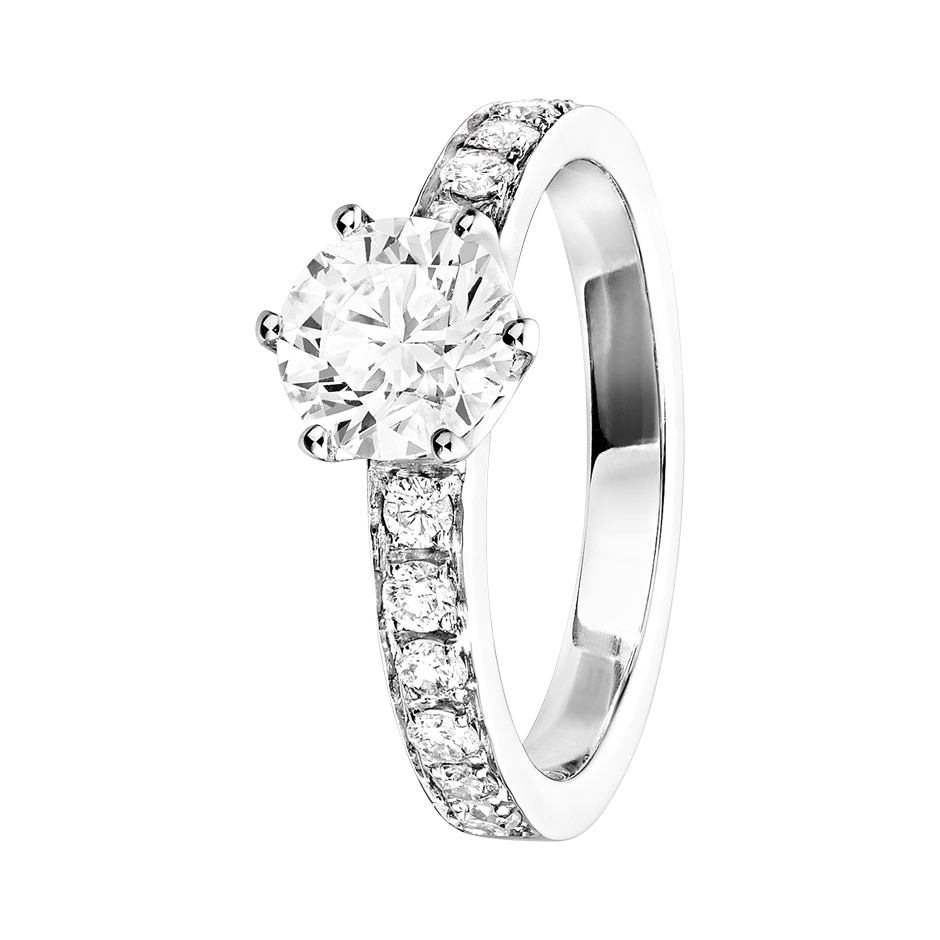 white gold - round white gold - round