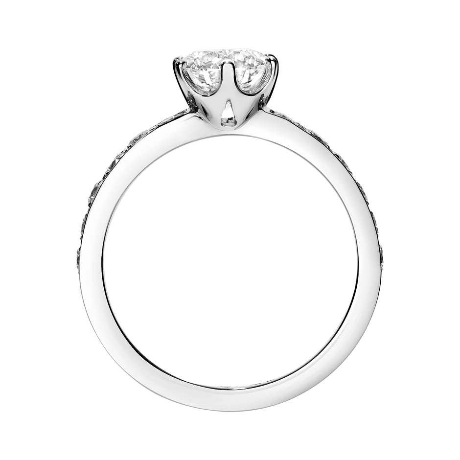white gold - round white gold - round