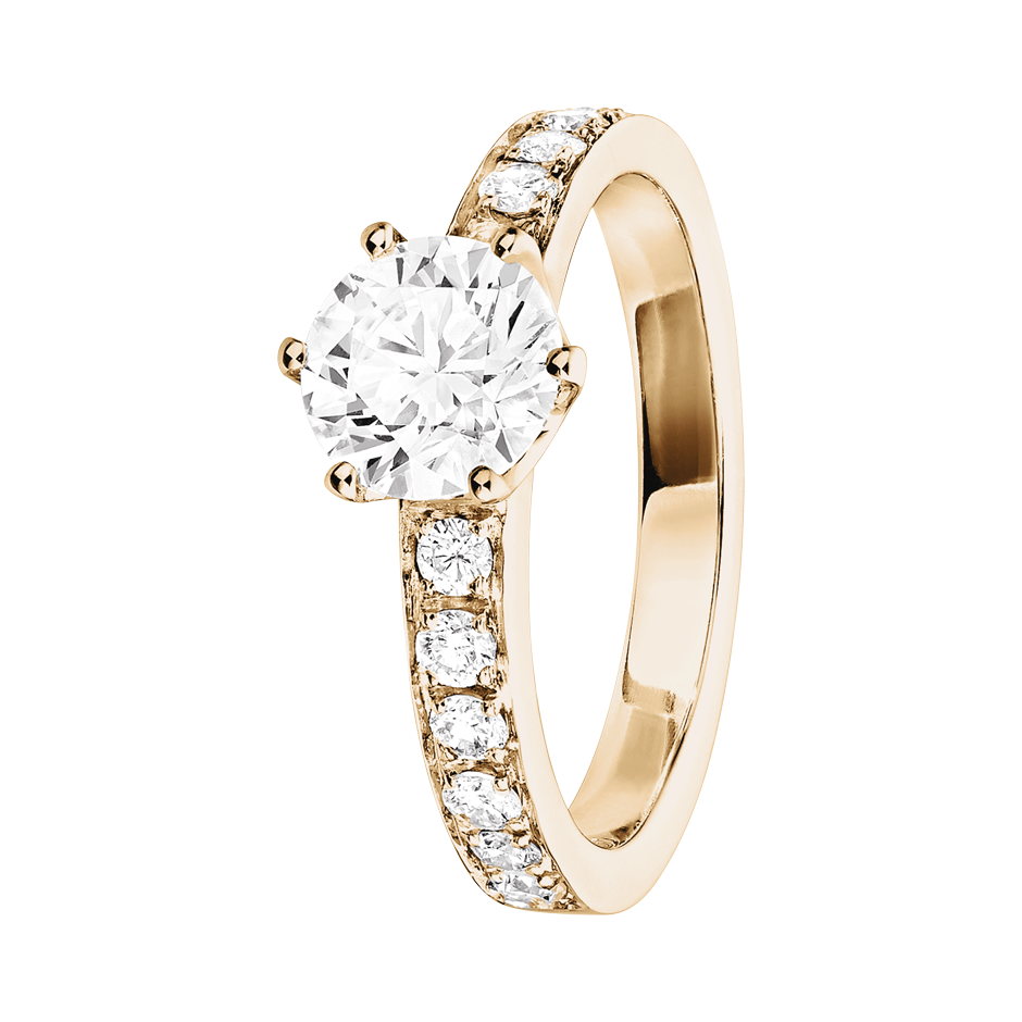 rose gold - round rose gold - round