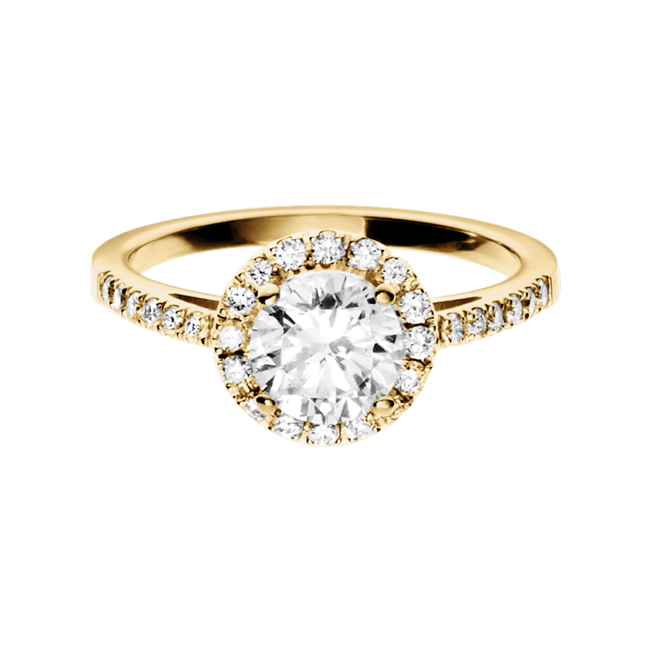 yellow gold - round yellow gold - round