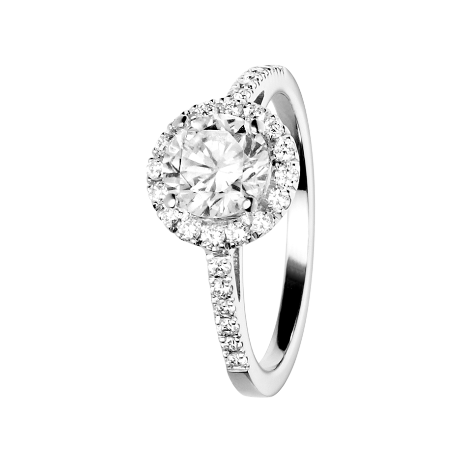 white gold - round white gold - round
