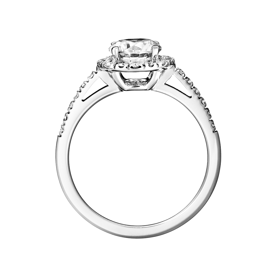 white gold - round white gold - round