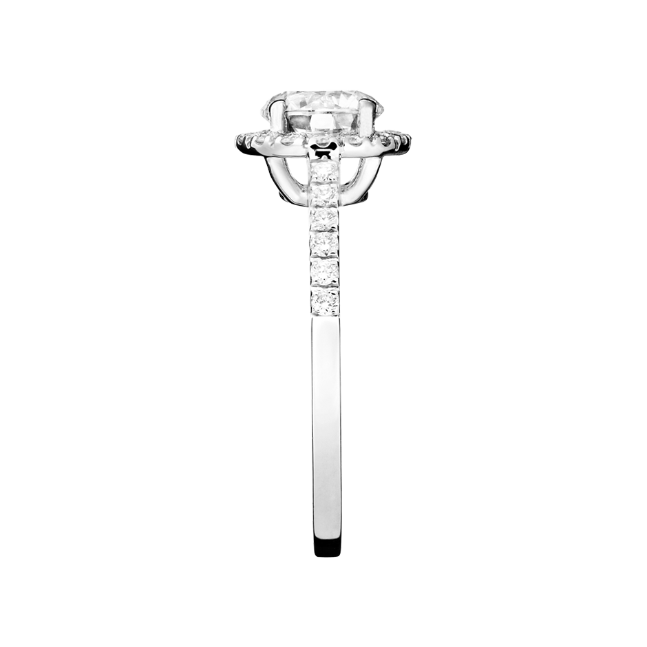 white gold - round white gold - round