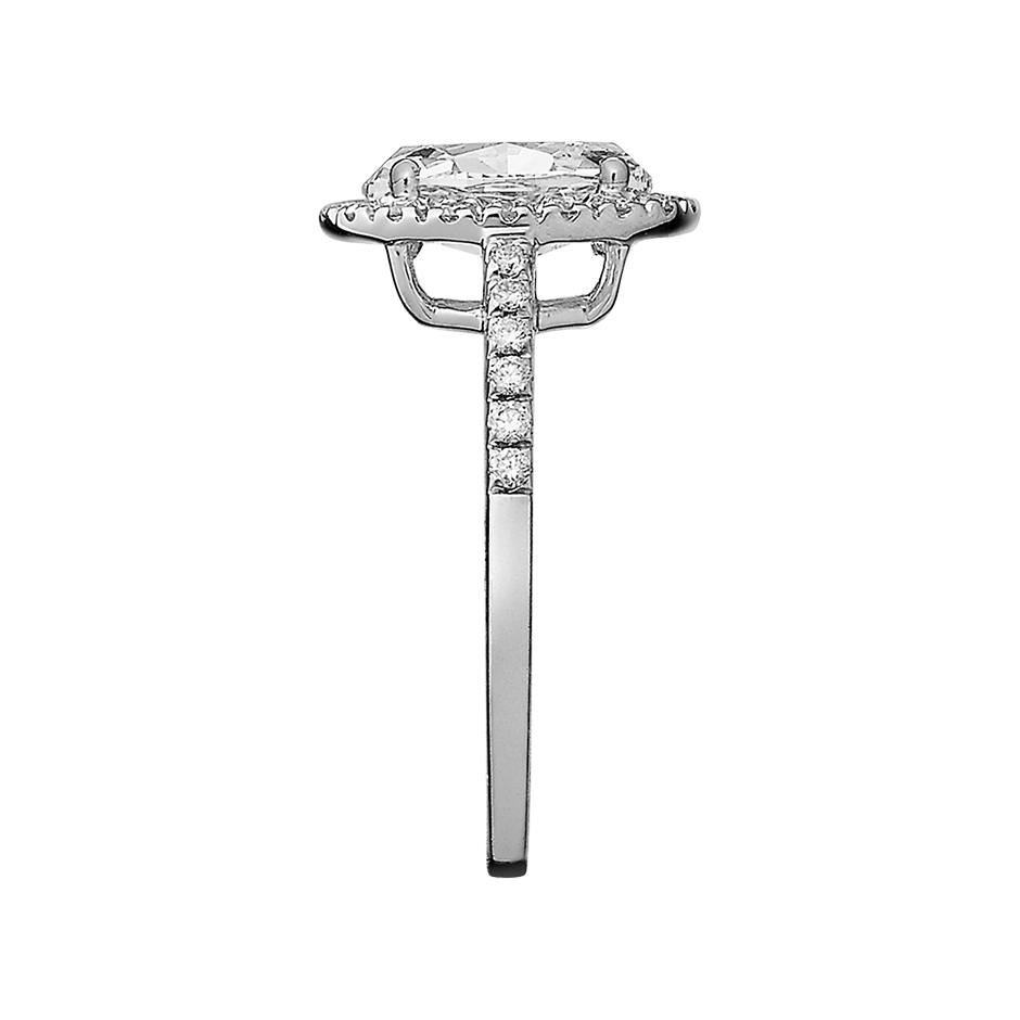 white gold - oval white gold - oval