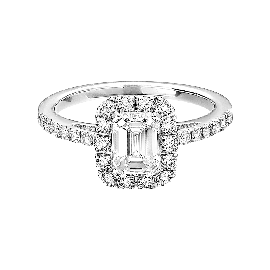 white gold - emerald white gold - emerald