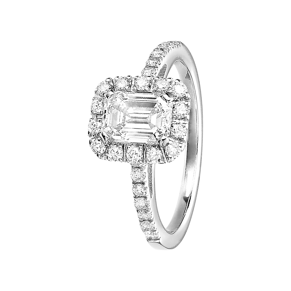 white gold - emerald white gold - emerald